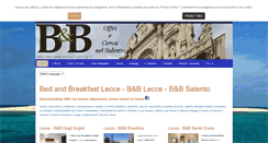 Desktop Screenshot of bed-and-breakfast-lecce.it
